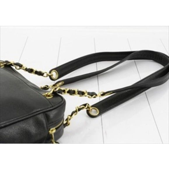 Chanel Caviar Chain Shoulder Bag Handbag Black - Picture 2 of 10